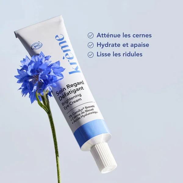 Soin Regard Défatigant Bio - Crème Anti Cernes - Tous Types de Peaux, 15ml
