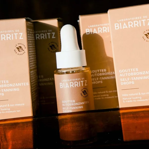SOINS SOLAIRES - Gouttes Autobronzantes - Visage et Corps - Tous Types de Peaux, 20ml