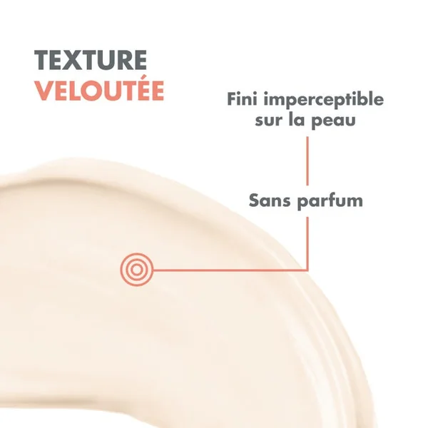 SOLAIRE - Crème Fini Invisible SPF50+ Sans Parfum - Visage - Peaux Sensibles et Sèches, 50ml
