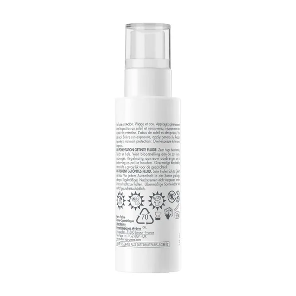 SOLAIRE - Fluide Anti-Pigmentation Teinté SPF50+ - Visage - Peaux Sensibles, 40ml