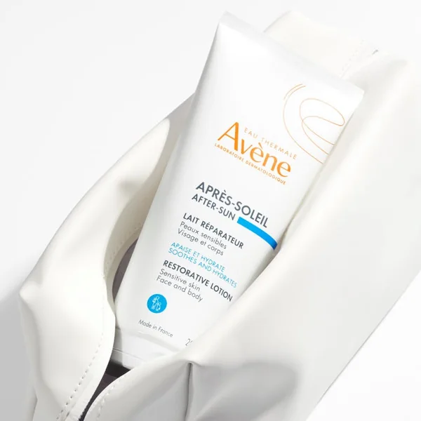 SOLAIRE - Lait Réparateur Après-Soleil - Visage et Corps - Peaux Sensibles, 200ml