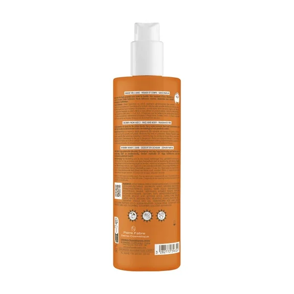 SOLAIRE - Spray Famille Enfant Résistant SPF50+ - Visage et Corps - Peaux Sensibles, 400ml