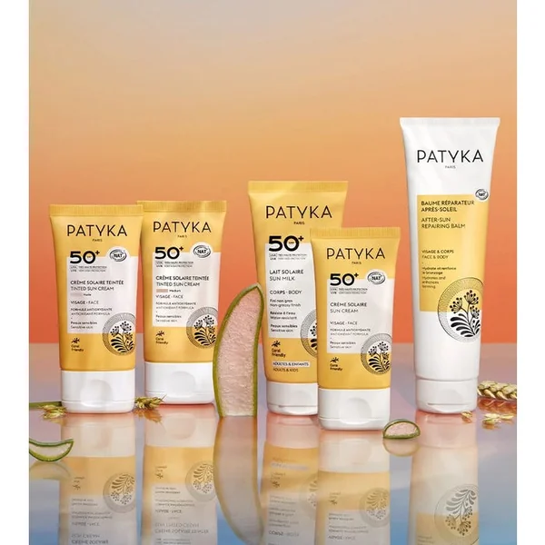 SOLAIRES - Crème Solaire Teintée SPF50+ Bio - Visage - Teinte Medium - Peaux Sensibles, 40ml