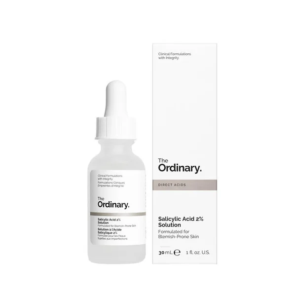 Solution à l'Acide Salicylique 2% - Sérum Anti-Imperfections - Visage - Peaux Grasses à Imperfections, 30ml