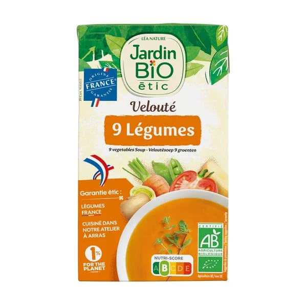 Soupe veloutée 9 légumes - bio