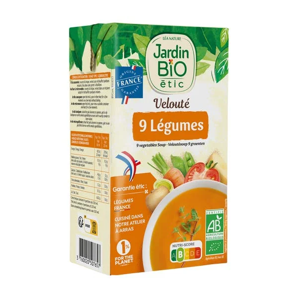 Soupe veloutée 9 légumes - bio