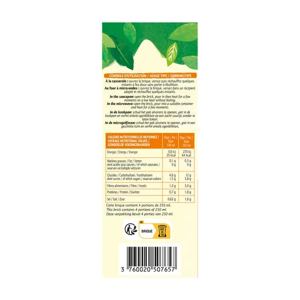 Soupe veloutée 9 légumes - bio