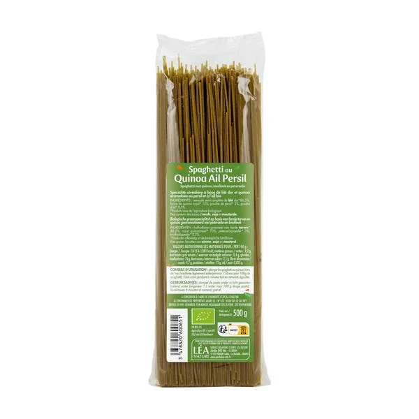 Spaghetti bio au quinoa, persil et ail