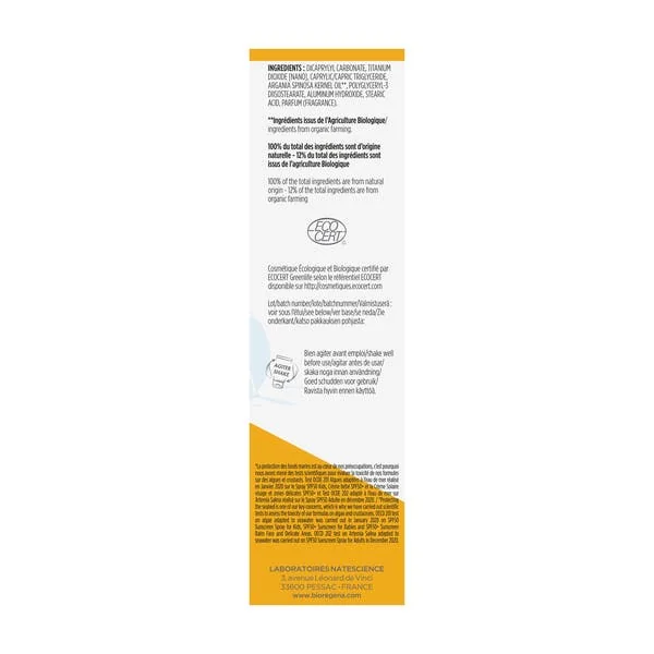 Spray Solaire SPF50 Kids
