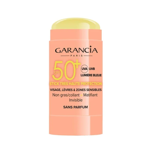 Stick Solaire Invisible SPF50+ - Visage, Lèvres et Zones Sensibles - Tous Types de Peaux, 15g