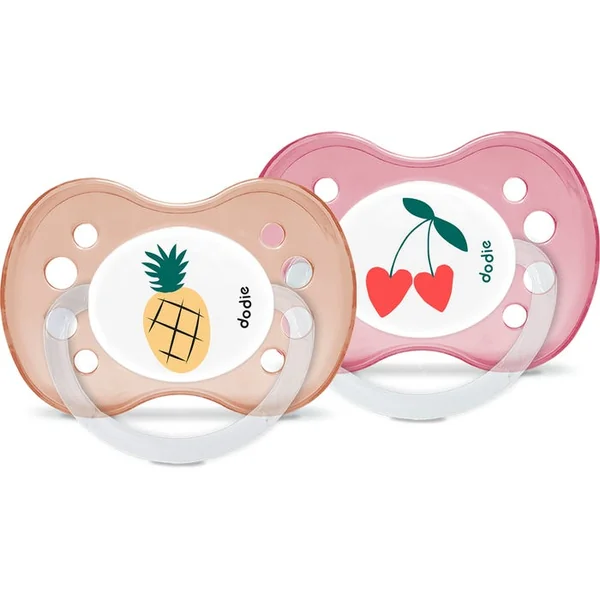 Sucettes Anatomiques Duo Girly - Dès 6 mois - Motif Aléatoire, Lot de 2 Sucettes