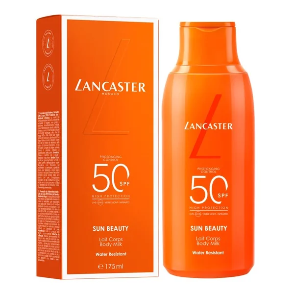 SUN BEAUTY - Lait Solaire SPF50 - Corps - Tous Types de Peaux, 175ml