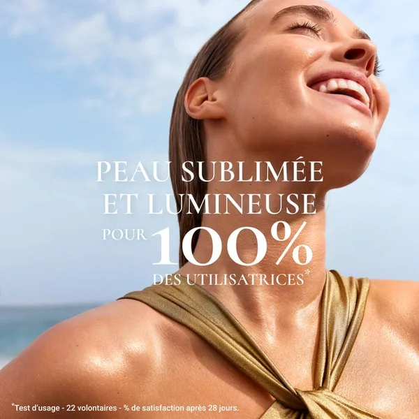 SUN - Huile Solaire Or Haute Protection SPF50 - Visage et Corps - Tous Types de Peaux, 150ml