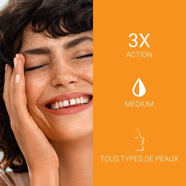 SUN PROTECTION - Pigment Control Gel-Crème Teinté SPF50+ Medium - Tous Types de Peaux, 50ml