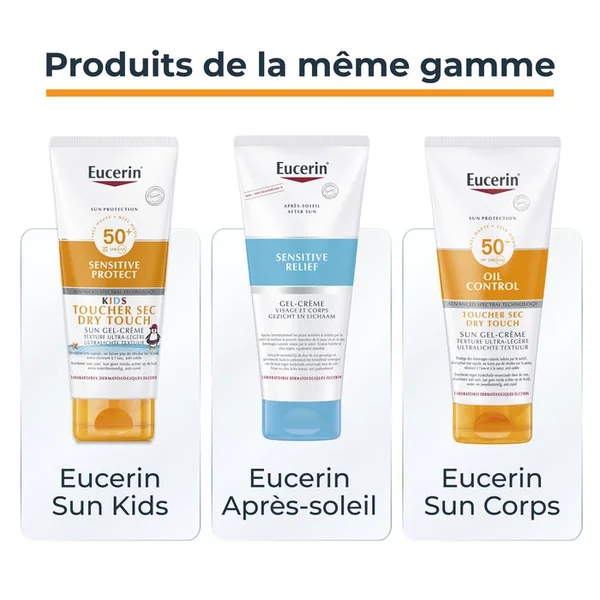 SUN PROTECTION - Sun Gel-Crème Solaire Oil Control Teinté Medium SPF50+ Toucher Sec - Visage - Peaux à Imperfections, 50ml