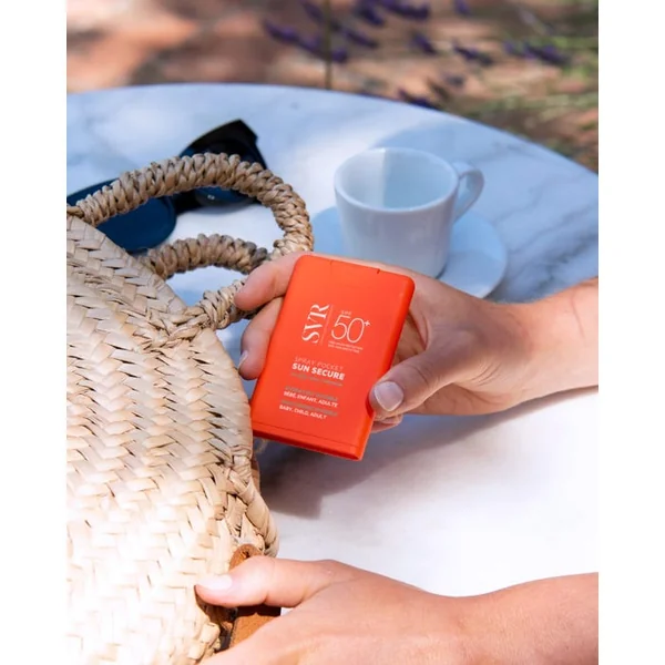 SUN SECURE - Spray Solaire Pocket Hydratant Invisible SPF50+ - Visage et Zones Sensibles - Peaux Hypersensibles au Soleil, 20ml