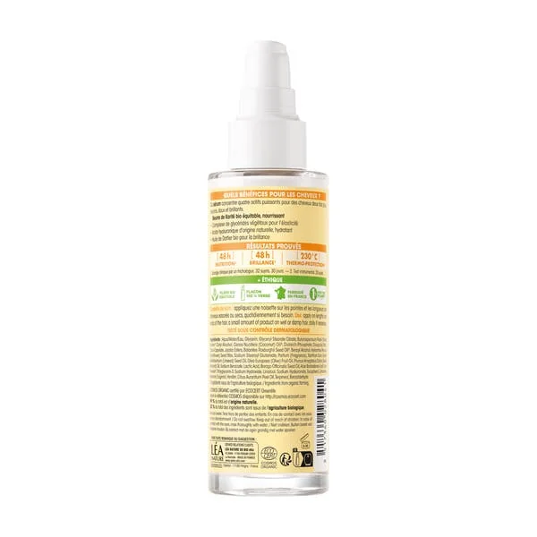 Sérum cheveux nourris Karité bio