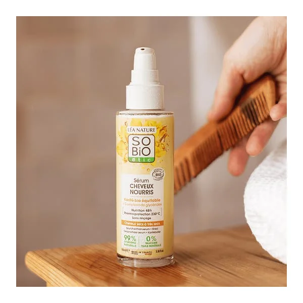 Sérum cheveux nourris Karité bio