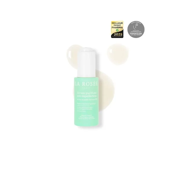 Sérum purifiant Anti-imperfections 30ml | Zinc et Acides de fruits BIO