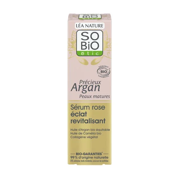 Sérum rose éclat revitalisant, Précieux Argan Peaux Matures