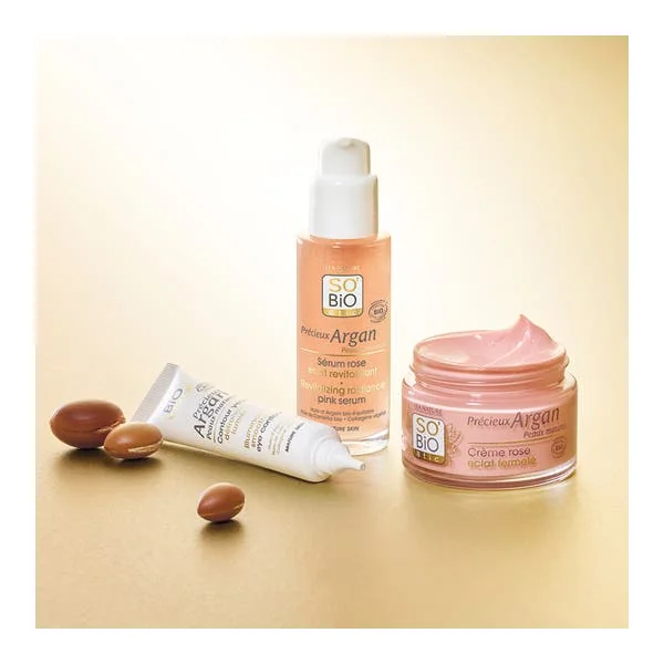 Sérum rose éclat revitalisant, Précieux Argan Peaux Matures