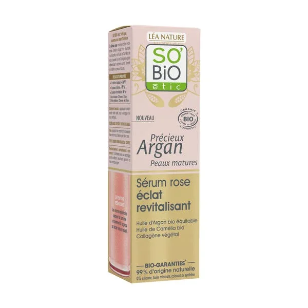 Sérum rose éclat revitalisant, Précieux Argan Peaux Matures