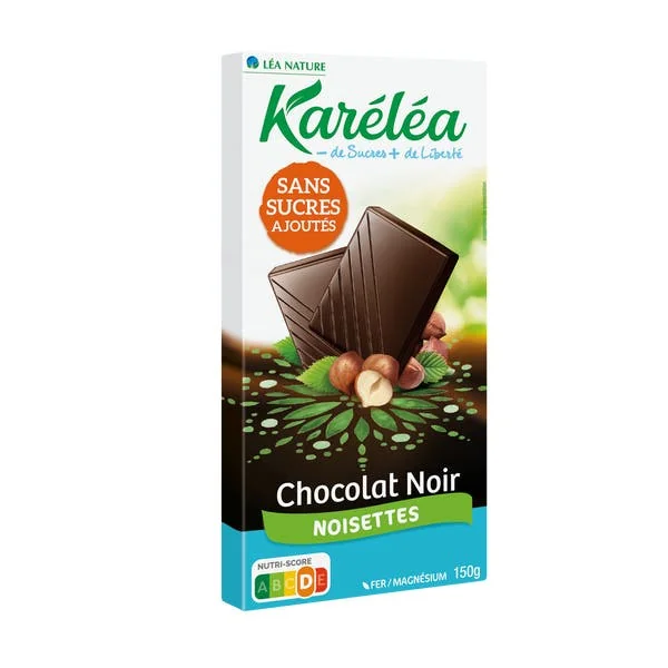 Tablette de Chocolat Noir Noisettes