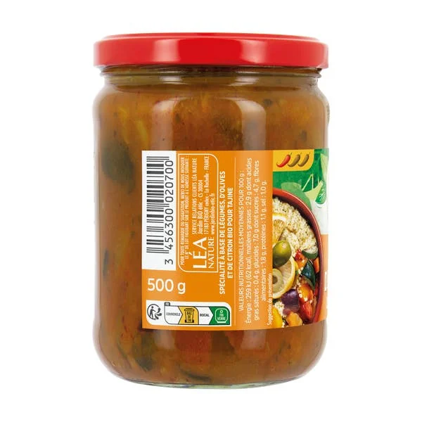 Tajine de Légumes Olive Citron
