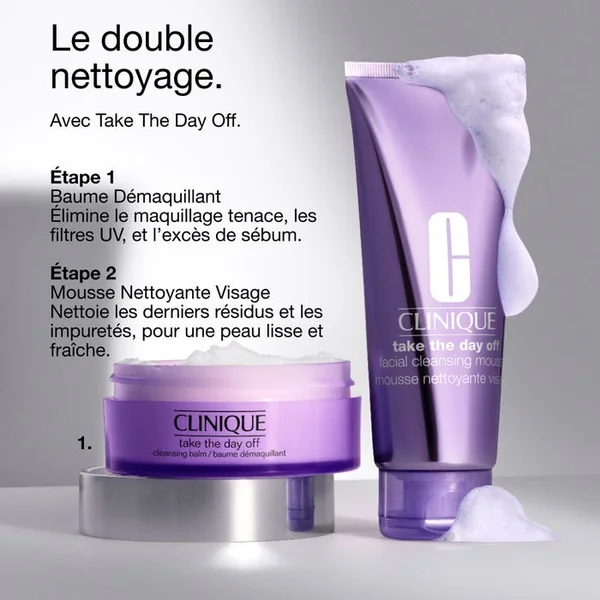 TAKE THE DAY OFF - Mousse Nettoyante - Visage - Tous Types de Peaux, 125ml