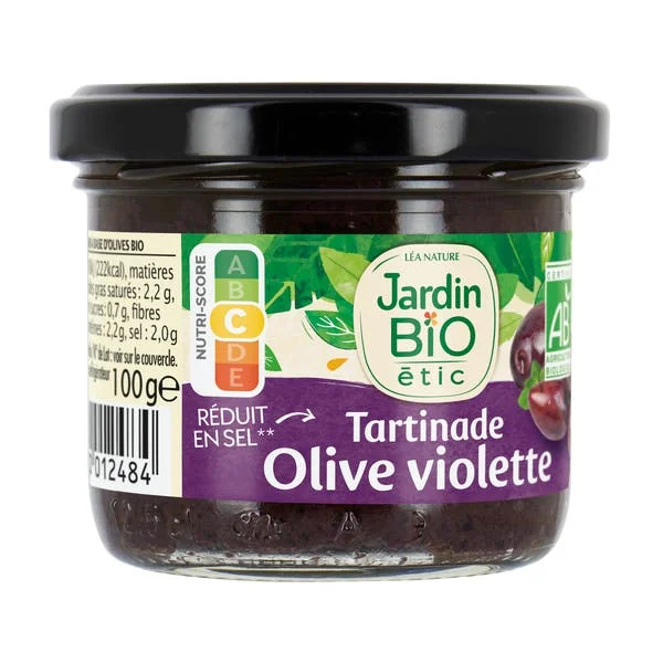 Tartinade Olive Violette - bio