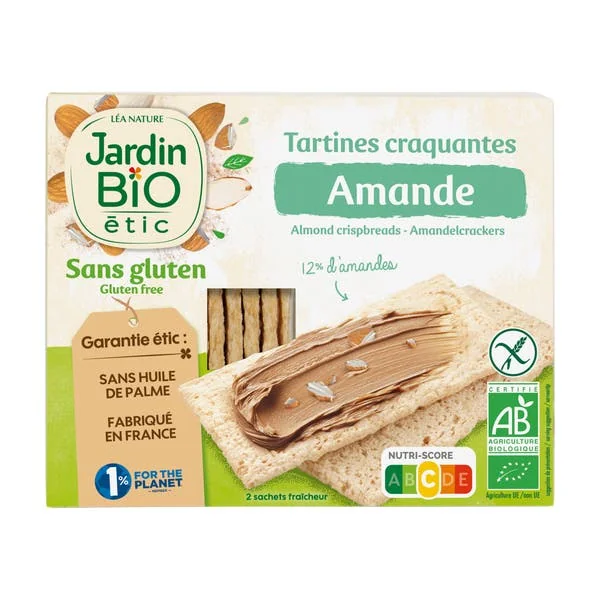 Tartines craquantes Amande
