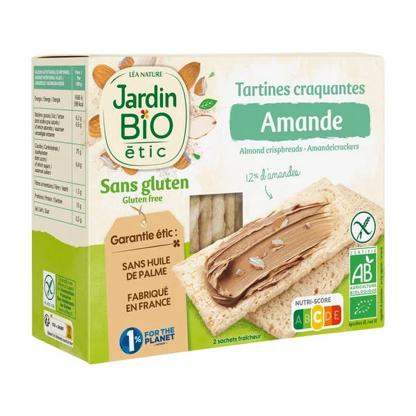 Tartines craquantes Amande