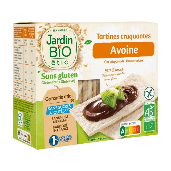 Tartines Craquantes Avoine sans gluten - bio