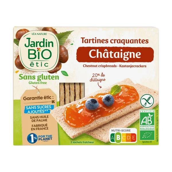 Tartines craquantes châtaigne - bio