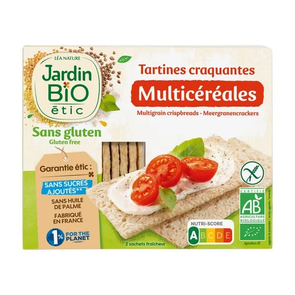 Tartines Craquantes Multicéréales sans gluten - bio