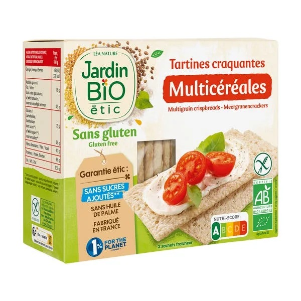 Tartines Craquantes Multicéréales sans gluten - bio
