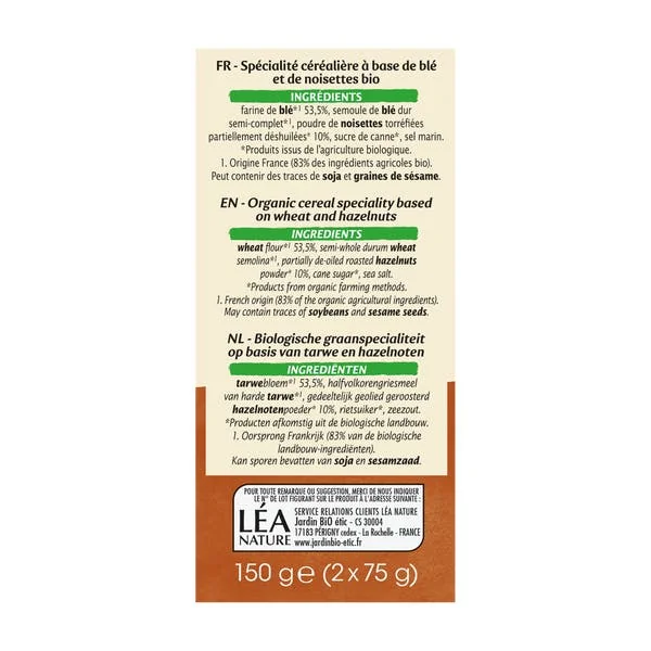Tartines craquantes Noisette - bio