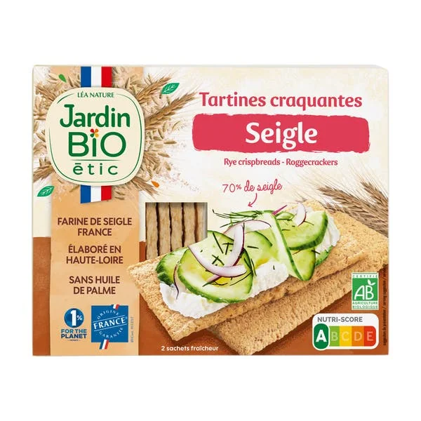 Tartines craquantes Seigle-bio