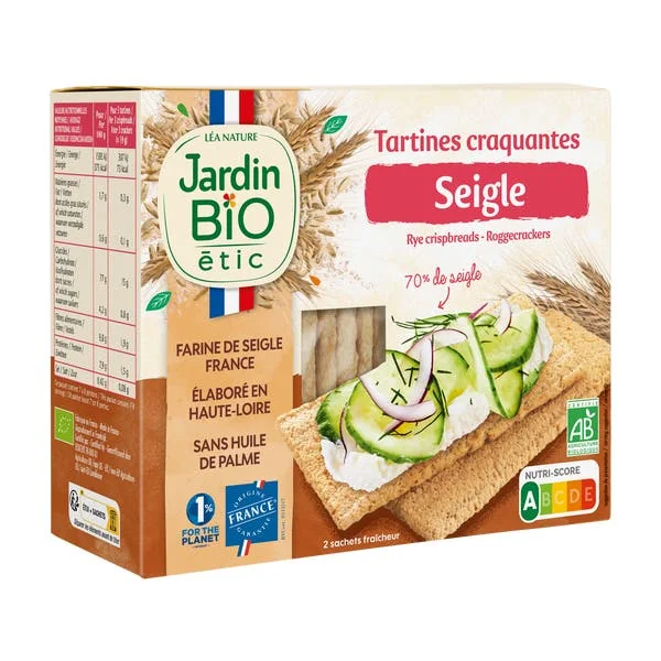 Tartines craquantes Seigle-bio