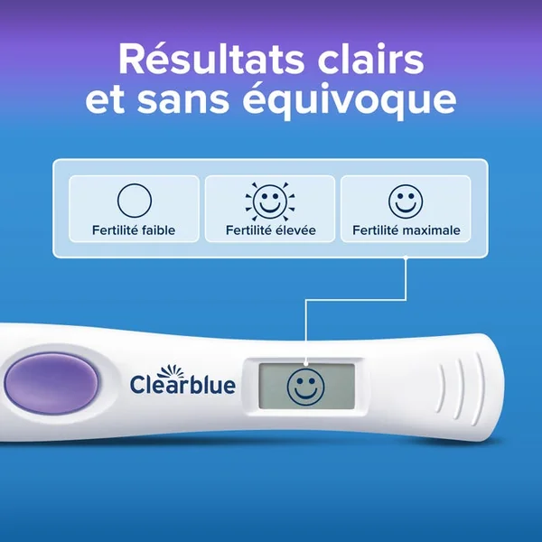 Test d'Ovulation Digital Avancé - Avec Lecteur des Deux Hormones, 10 Tests