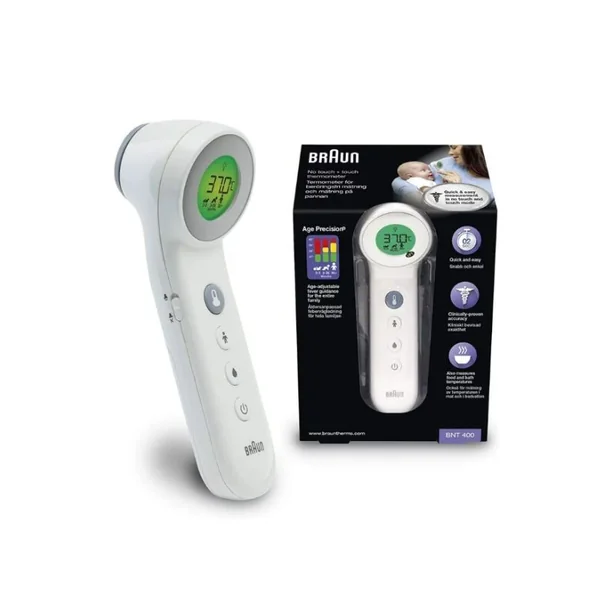 Thermomètre Frontal • Avec et Sans Contact • Modèle BNT400