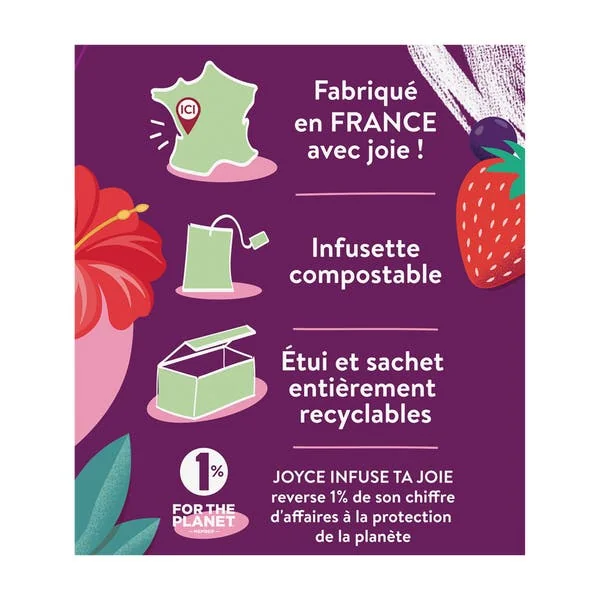 Thé blanc AMOUR Fruits rouges Hibiscus