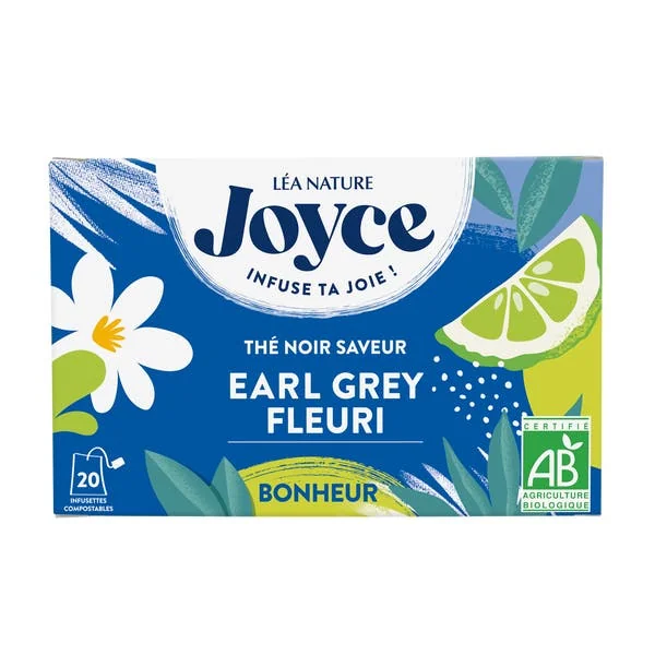 Thé noir BONHEUR Earl Grey fleuri