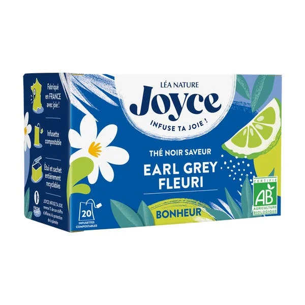 Thé noir BONHEUR Earl Grey fleuri
