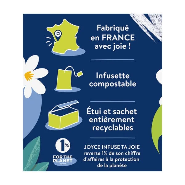 Thé noir BONHEUR Earl Grey fleuri