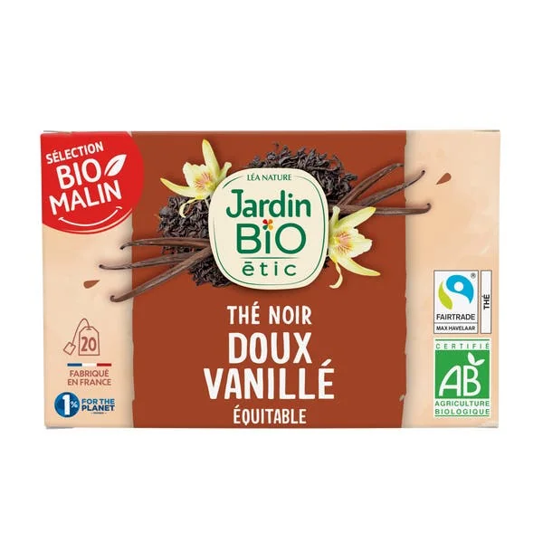 Thé noir doux vanille