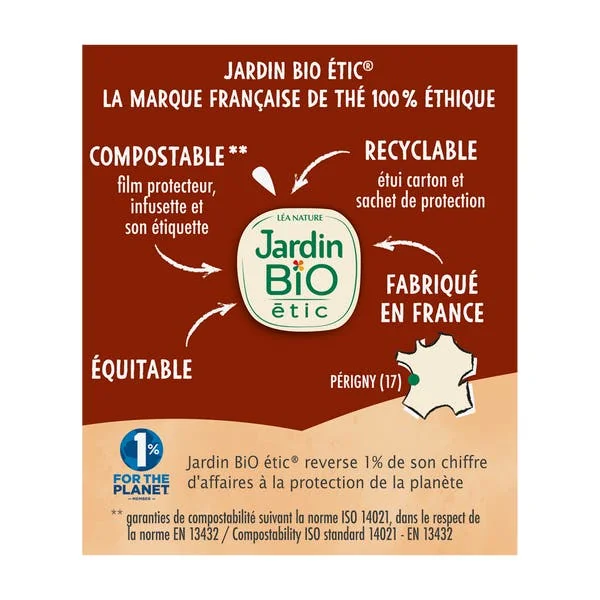 Thé noir Equitable Délicieuse Vanille - Bio