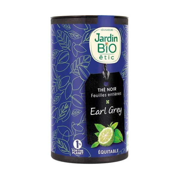 Thé noir vrac Feuilles entières Earl Grey - bio