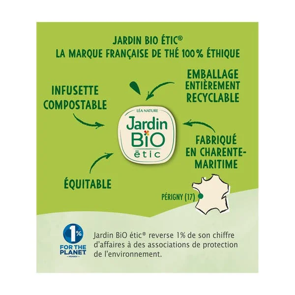 Thé vert Equitable Matcha Citron - bio
