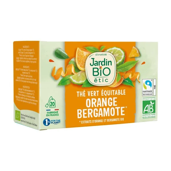Thé vert orange bergamote - bio